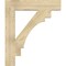 Ekena Millwork Merced Block Rough Sawn Bracket, Douglas Fir, 6"W x 34"D x 40"H BKT06X34X40MRC05RDF - alternate 4